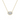 Bezel Oval Diamond Solitaire Necklace - Le Bezel