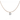 Heart Cut Diamond Snake Chain Necklace