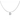 Heart Cut Diamond Snake Chain Necklace