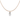 Pear Cut Diamond Snake Chain Necklace