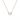 Oval Diamond Solitaire Necklace - Le Bezel
