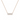 Three Diamond Prong Necklace 0.18 CTW - Le Bezel