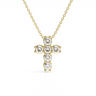 Cross Diamond Necklace 0.6 CTW - Le Bezel 