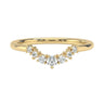 0.2 CTW Round - Cut V - Shape Wedding Band - Beyon Diamond