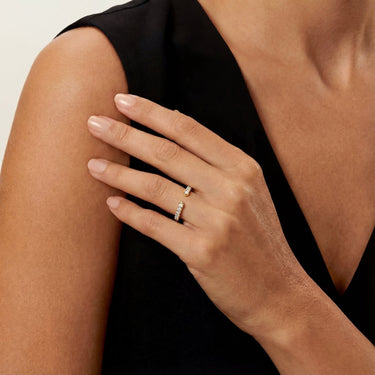 0.3 CTW Wide - Open Pavé Wedding Band - Beyon Diamond