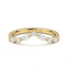 0.4 CTW Curved Marquise Pavé Wedding Band - Beyon Diamond