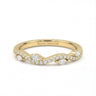 0.5 CTW Marquise Twisted Pavé Wedding Band - Beyon Diamond