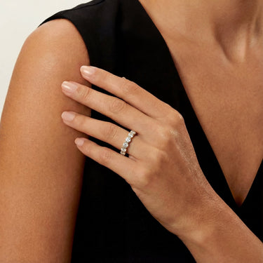 1.0 CTW Bezel - Set Round - Cut Eternity Wedding Band - Beyon Diamond