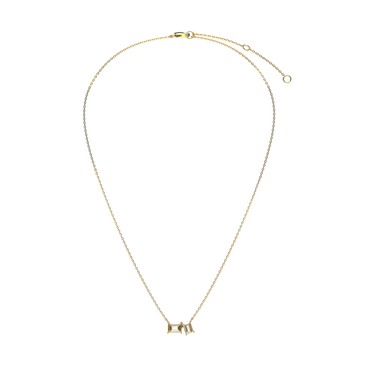 1.5 CTW Toi Et Moi Emerald Cut Diamond Necklace - Beyon Diamond