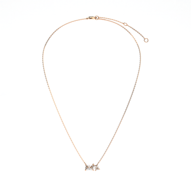 1.5 CTW Toi Et Moi Radiant Cut Diamond Necklace - Beyon Diamond