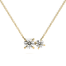 1.5 CTW Toi Et Moi Round Cut Diamond Necklace - Beyon Diamond