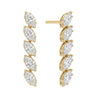 1.7 CTW Marquise Diamond Drop Earrings - Beyon Diamond