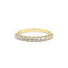 11 Stone Half Eternity Ring 0.44CTW - Le Bezel