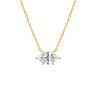 Marquise Solitaire Diamond Necklace - Le Bezel