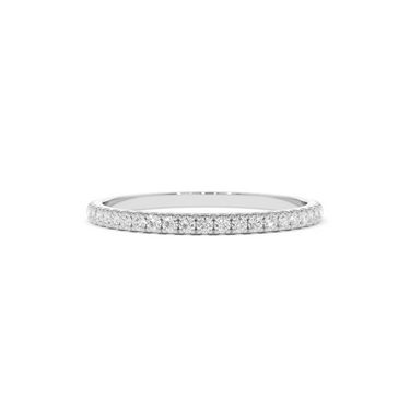 Thin Stackable Full Eternity Diamond Ring 0.25CTW - Le Bezel