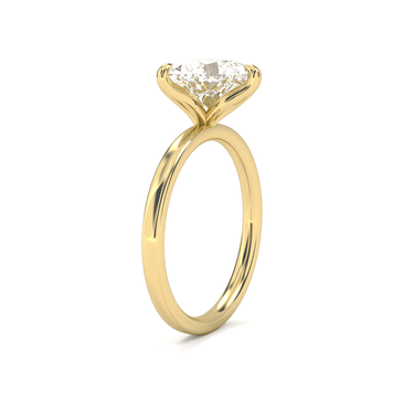 3 Prong Solitaire Heart Cut Diamond Ring - Beyon Diamond