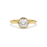 Bezel Round Lab Grown Diamond Ring 0.75 - 1.50CTW - Le Bezel