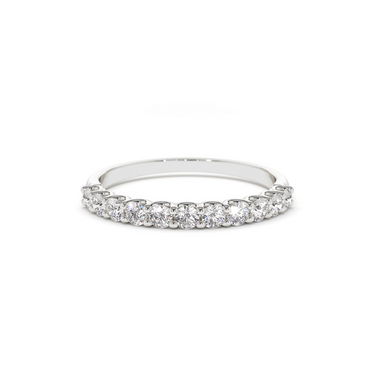 11 Stone Half Eternity Ring 0.44CTW - Le Bezel
