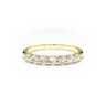 7 Stone Half Eternity Ring 0.45CTW - Le Bezel