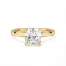 4 Prong Solitaire Cushion Cut Diamond Ring - Beyon Diamond
