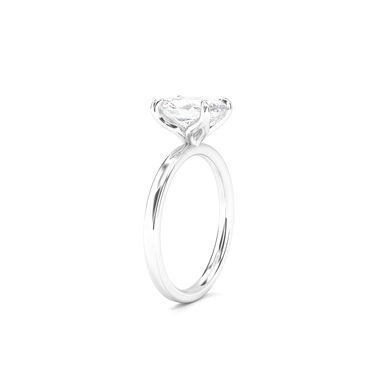 4 Prong Solitaire Oval Cut Diamond Ring - Beyon Diamond