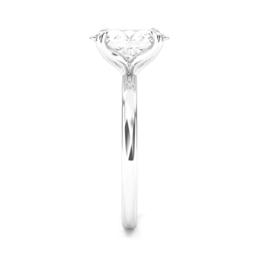 4 Prong Solitaire Oval Cut Diamond Ring - Beyon Diamond