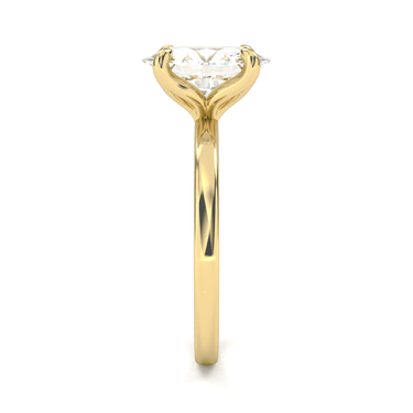 4 Prong Solitaire Oval Cut Diamond Ring - Beyon Diamond