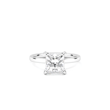 4 Prong Solitaire Princess Cut Diamond Ring - Beyon Diamond