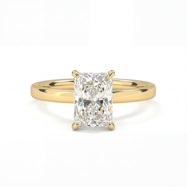4 Prong Solitaire Radiant Cut Diamond Ring - Beyon Diamond