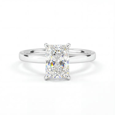4 Prong Solitaire Radiant Cut Diamond Ring - Beyon Diamond