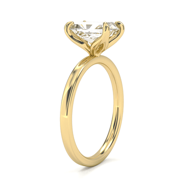4 Prong Solitaire Radiant Cut Diamond Ring - Beyon Diamond