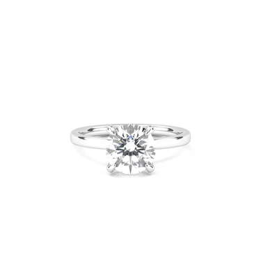 4 Prong Solitaire Round Cut Diamond Ring - Beyon Diamond