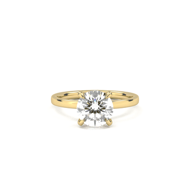 4 Prong Solitaire Round Cut Diamond Ring - Beyon Diamond