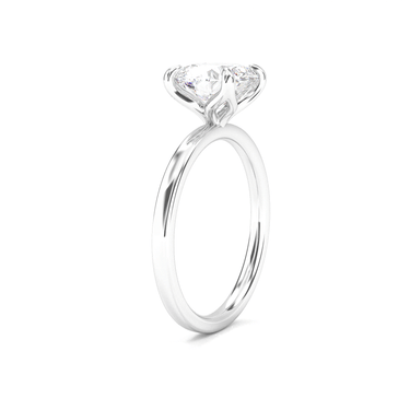 4 Prong Solitaire Round Cut Diamond Ring - Beyon Diamond