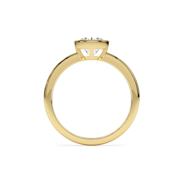 Bezel Round Lab Grown Diamond Ring 0.75 - 1.50CTW - Le Bezel