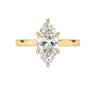 6 Prong Solitaire Marquise Cut Diamond Ring - Beyon Diamond