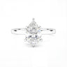 6 Prong Solitaire Pear Cut Diamond Ring - Beyon Diamond
