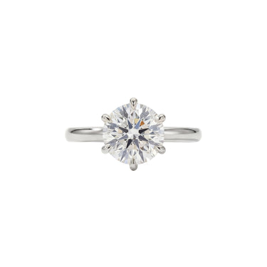6 Prong Solitaire Round Cut Engagement Ring - Beyon Diamond