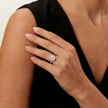 6 Prong Solitaire Round Cut Engagement Ring - Beyon Diamond