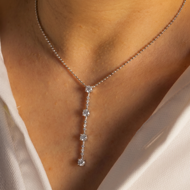 0.65CTW Celestial Diamond Lariat Necklace