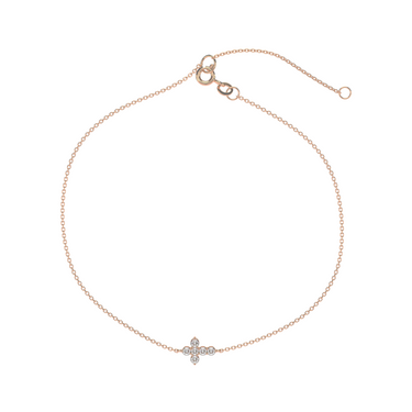 Diamond Cross Bracelet 0.25CTW - Le Bezel 