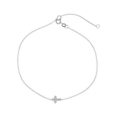 Diamond Cross Bracelet 0.25CTW - Le Bezel 
