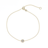 Solitaire Bezel Round Diamond Bracelet - Le Bezel 