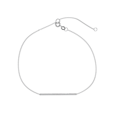 Pavé Diamond Bar Bracelet 0.25CTW - Le Bezel 