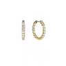 Diamond Huggie Earrings 0.58CTW - Le Bezel 