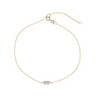 Solitaire Marquise Cut Diamond Bracelet in Four Prong Setting - Le Bezel 