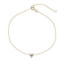 Solitaire Heart Diamond Bracelet 0.25 - 1 CT Real Diamond - Le Bezel 