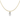 Pear Cut Diamond Snake Chain Necklace