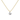 Drilled Heart Cut Diamond Beam Chain Necklace