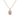 Bezel Oval Solitaire Diamond Pendant Necklace